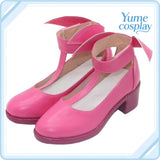 名探偵プリキュア! キュアミスティック / 小林みくる コスプレ靴 コスプレブーツ ACS-7405