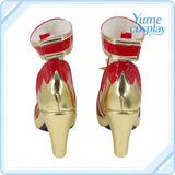 アイカツ! 紫吹蘭 スターサンセットコーデ コスプレ靴 コスプレブーツ ACS-7466