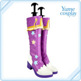 アイカツ! 紫吹蘭 パープルトルテ コスプレ靴 コスプレブーツ ACS-7662