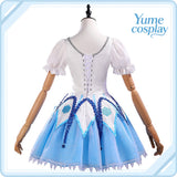 ラブライブ!サンシャイン!! Aqours 黒澤ダイヤ みんな大好き WATER BLUE NEW WORLD 覚醒後 コスプレ衣装 DM11452