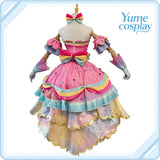 アイカツスターズ! 虹野ゆめ レインボーエトワールコーデ コスプレ衣装 DM11867