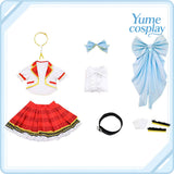 ラブライブ! School idol project スクフェス2新衣装 園田海未 コスプレ衣装 DM5814
