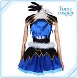 ラブライブ!サンシャイン!! ヨハネと契約 WATER BLUE NEW WORLD 津島善子UR 覚醒後 コスプレ衣装 DM639