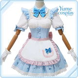Re:ゼロから始める異世界生活 レム ラム 夢かわメイド コスプレ衣装 DM7444