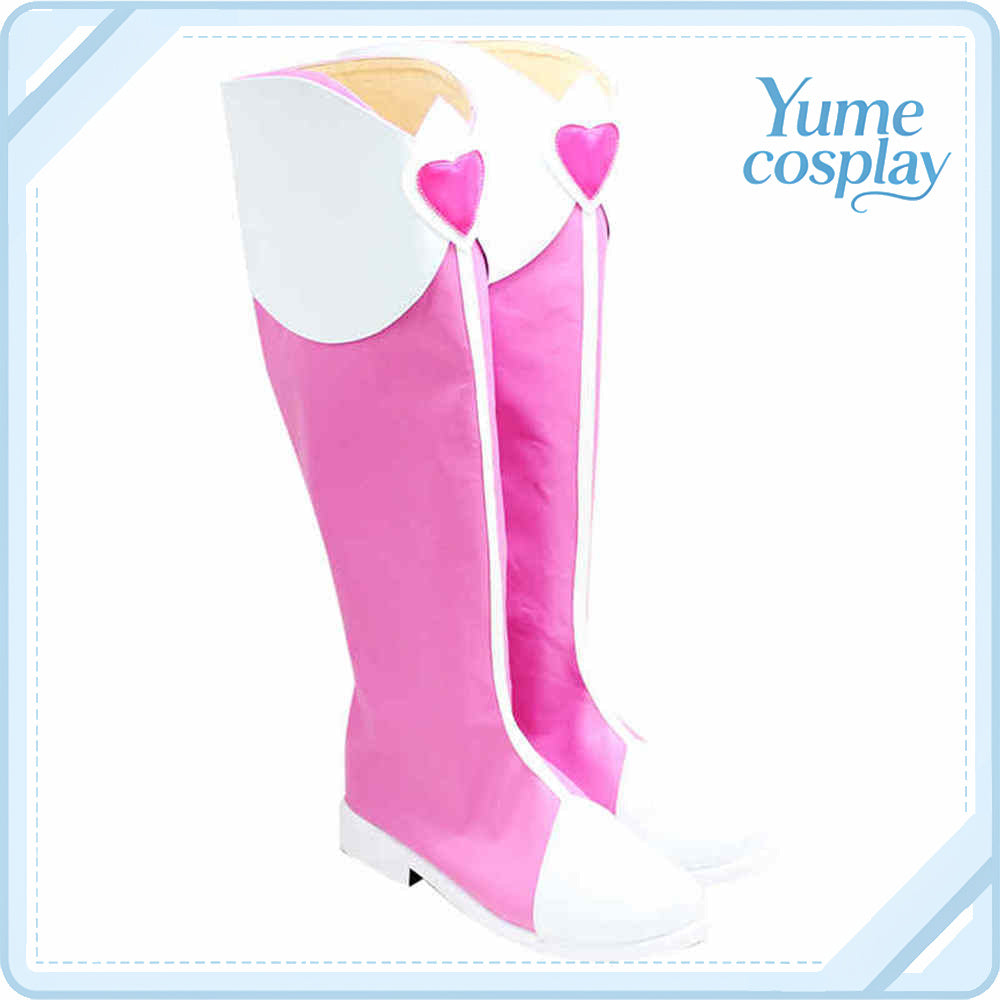 ドキドキ!プリキュア　相田マナ(キュアハート)　戦闘服　コスプレ靴　コスプレブーツ　ACS-1532