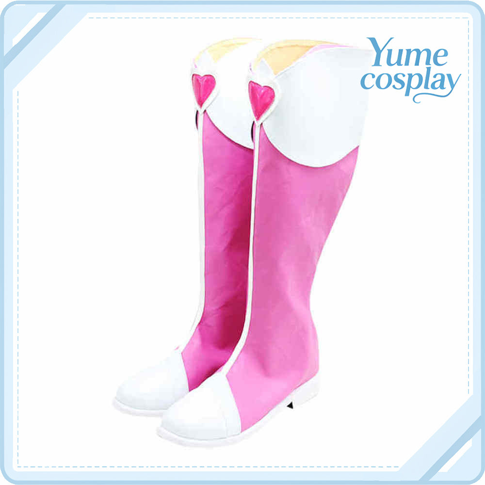 ドキドキ!プリキュア　相田マナ(キュアハート)　戦闘服　コスプレ靴　コスプレブーツ　ACS-1532