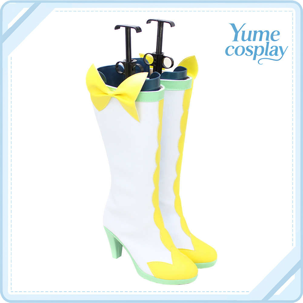 ドキドキ!プリキュア　四葉ありす(キュアロゼッタ)　キュアロゼッタ(変身後)　コスプレ靴　コスプレブーツ　ACS-2175