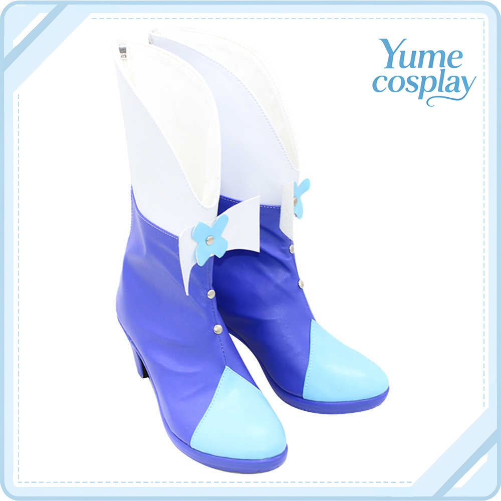 ハートキャッチプリキュア!　来海えりか(キュアマリン)　コスプレ靴　コスプレブーツ　ACS-2426