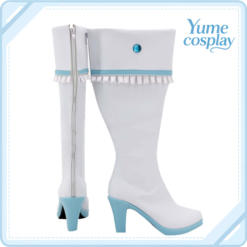 アイカツ!　霧矢あおい　ブルーステージ　コスプレ靴　コスプレブーツ　ACS-2518