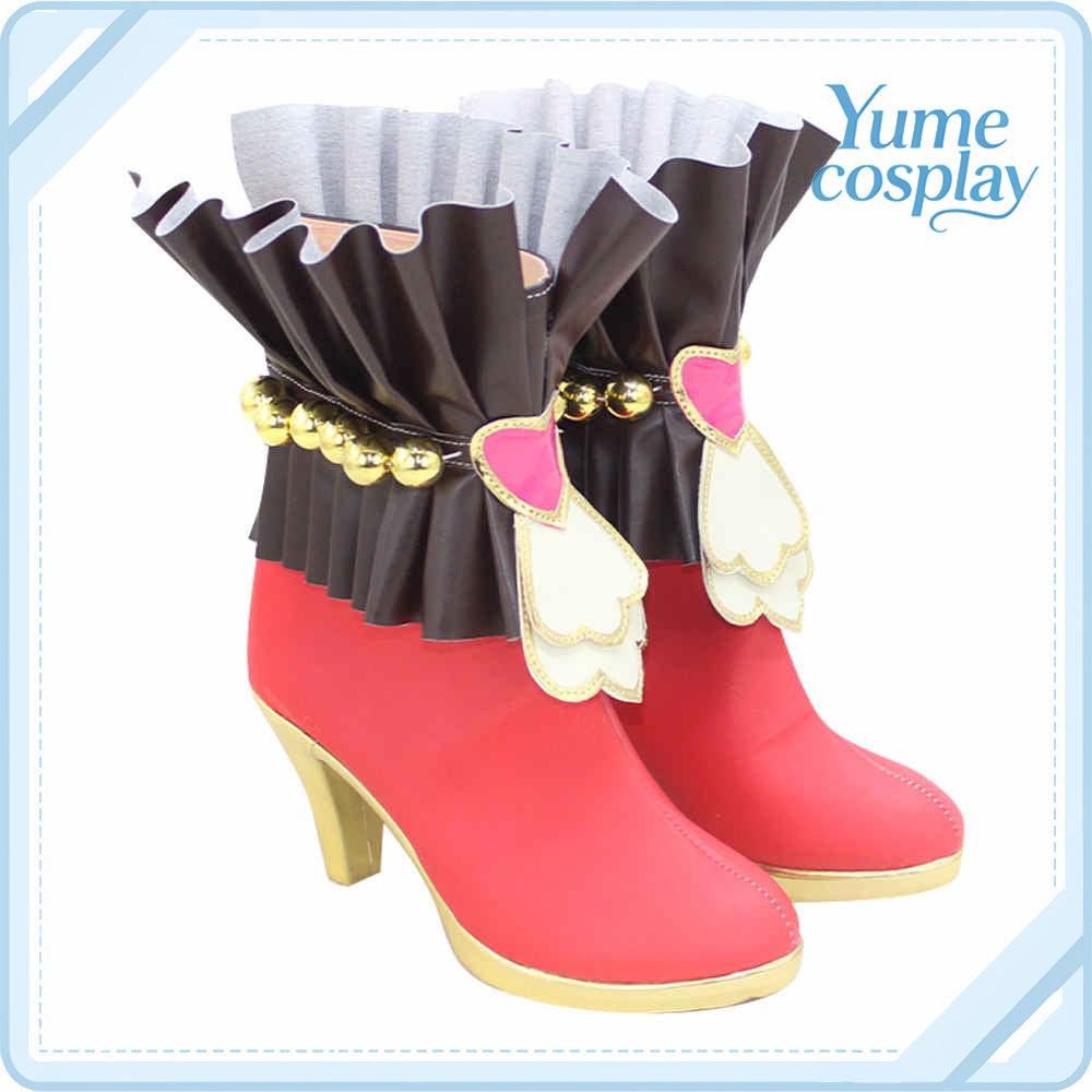 ウマ娘プリティーダービー　ミホノブルボン　CODE：グラサージュ　コスプレ靴　コスプレブーツ　ACS-2626