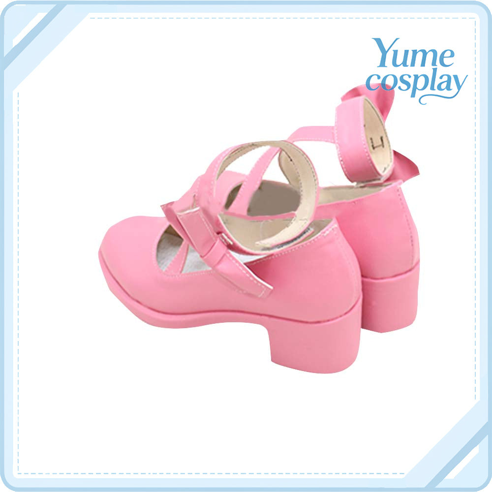 BanG　Dream!（バンドリ！）　丸山彩　Pastel*Palettes　コスプレ靴　コスプレブーツ　ACS-312