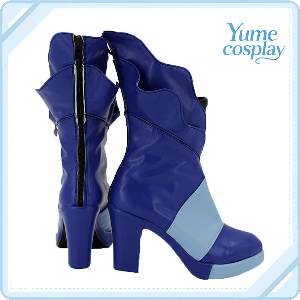 Yes!プリキュア5GoGo!　水無月かれん(キュアアクア)　コスプレ靴　コスプレブーツ　ACS-3738