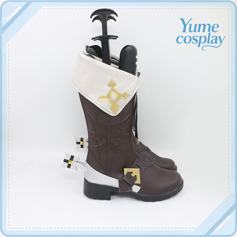 原神(げんしん)　ミカ　コスプレ靴　コスプレブーツ　ACS-3778