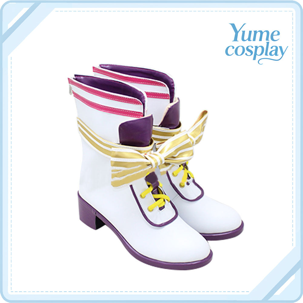 プリパラ　スーパーサイリウムコーデ　紫京院ひびき　コスプレ靴　コスプレブーツ　ACS-394