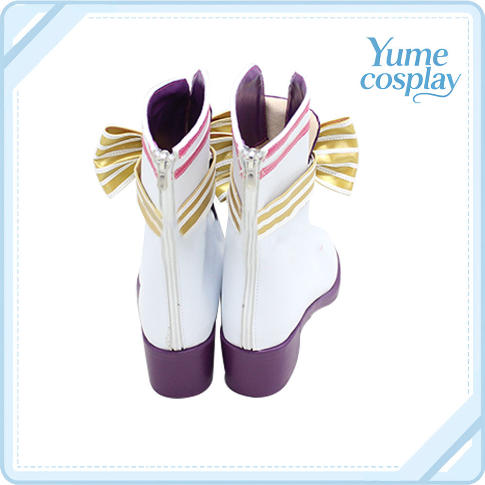 プリパラ　スーパーサイリウムコーデ　紫京院ひびき　コスプレ靴　コスプレブーツ　ACS-394