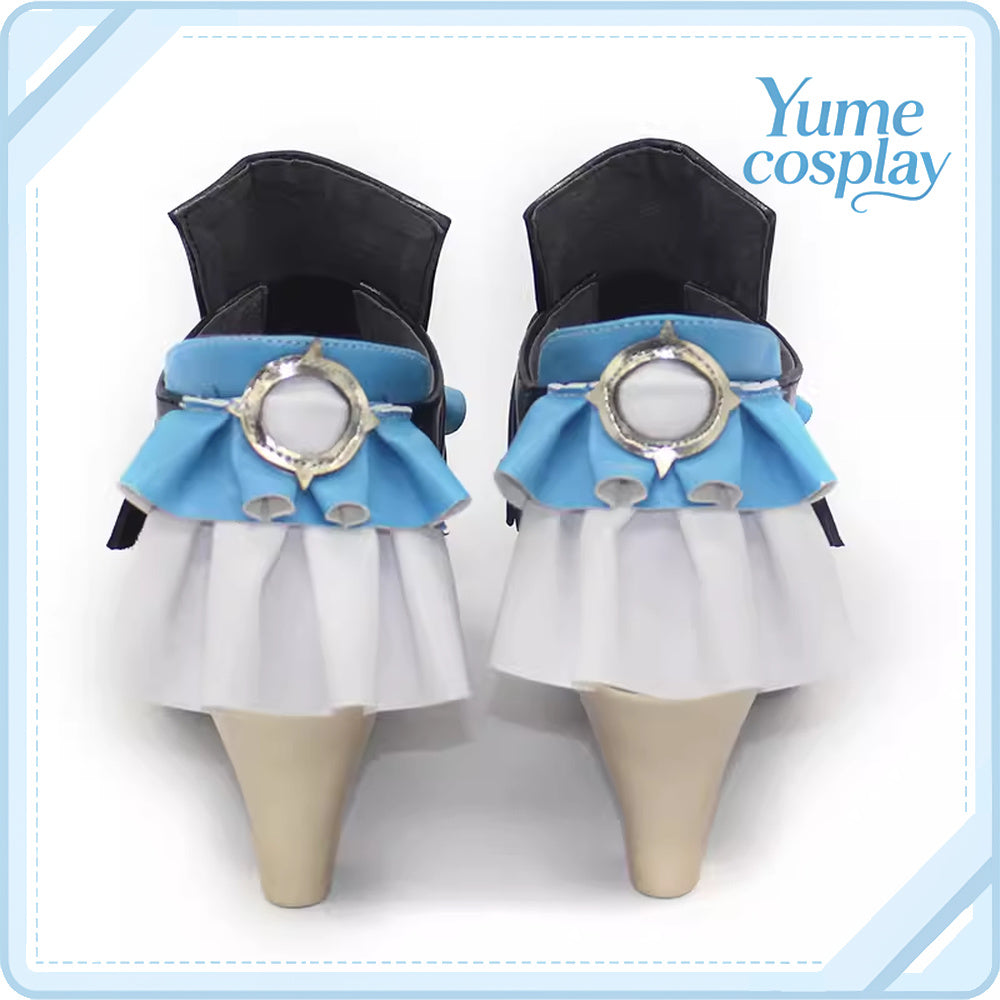 原神(げんしん)　行秋(ゆくあき)　竹身雨化　コスプレ靴　コスプレブーツ　ACS-4672