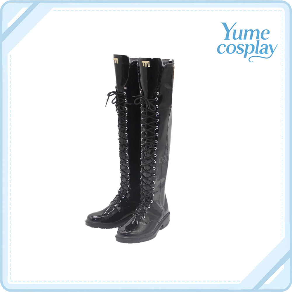 勝利の女神：NIKKE　ノワール　ブラックラビット　コスプレ靴　コスプレブーツ　ACS-4790
