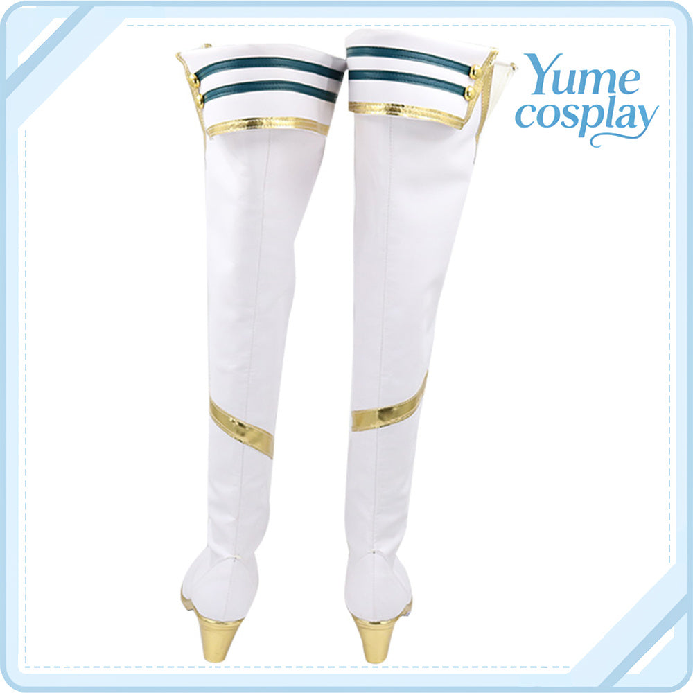 ウマ娘プリティーダービー　シーザリオ　勝負服　コスプレ靴　コスプレブーツ　ACS-5190