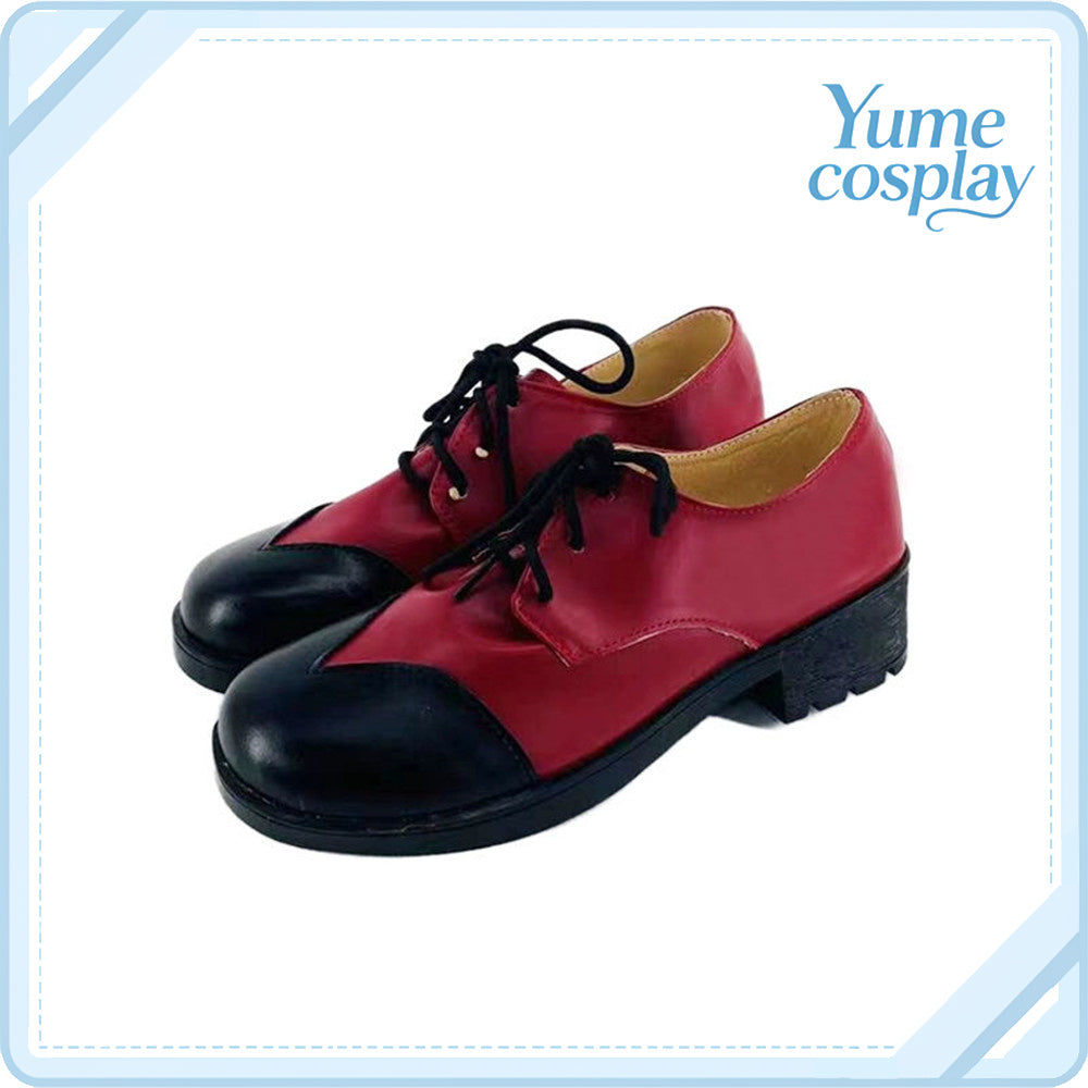 ツイステッドワンダーランド　デュース・スペード　制服　コスプレ靴　コスプレブーツ　ACS-6395