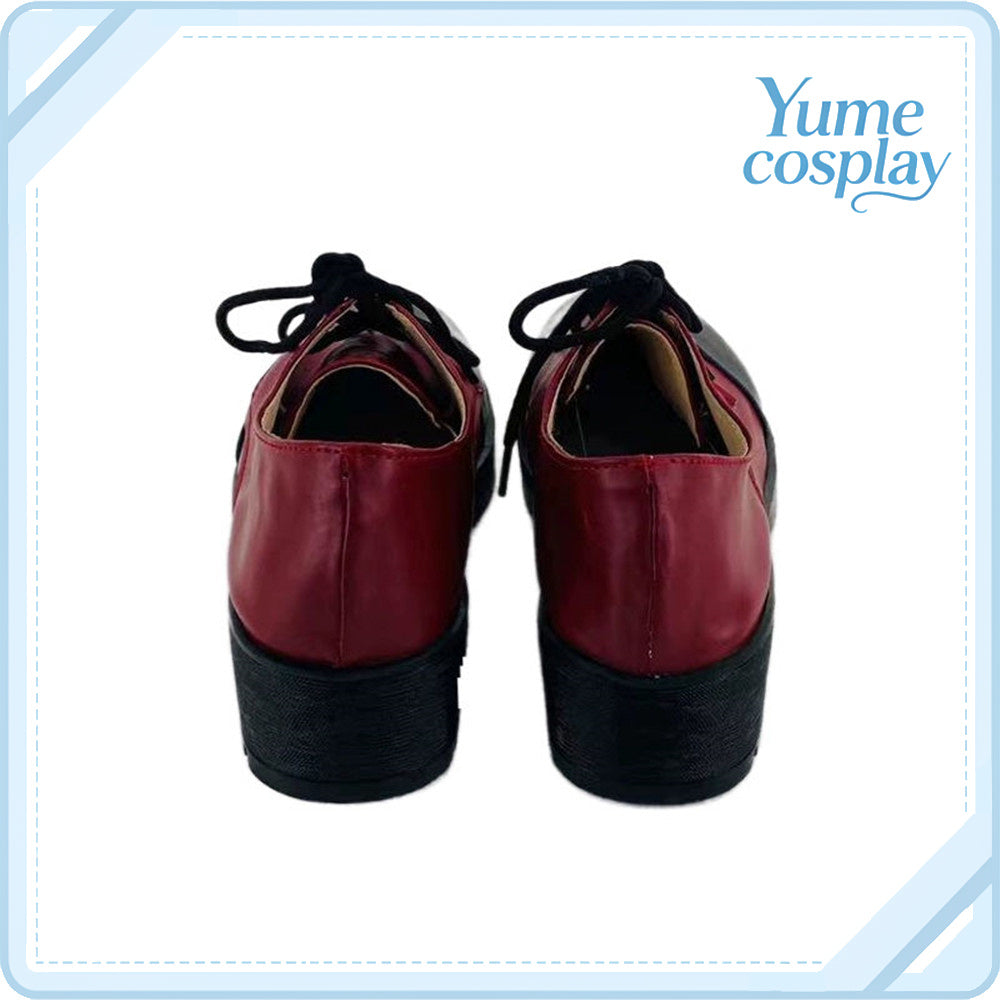 ツイステッドワンダーランド　デュース・スペード　制服　コスプレ靴　コスプレブーツ　ACS-6395