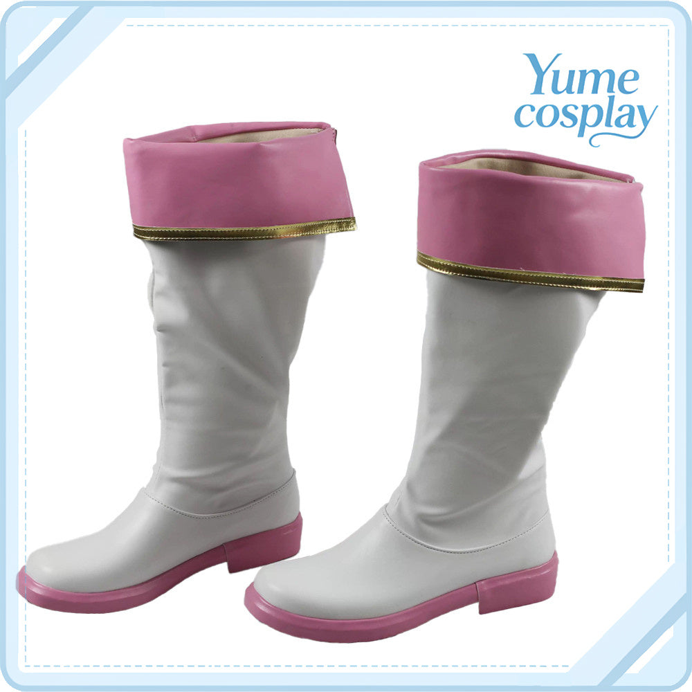 ウマ娘プリティーダービー　サクラローレル　勝負服　コスプレ靴　コスプレブーツ　ACS-6421