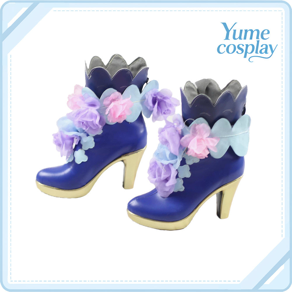 アイカツスターズ!　白銀リリィ　ロゼッタソーン　コスプレ靴　コスプレブーツ　ACS-6435