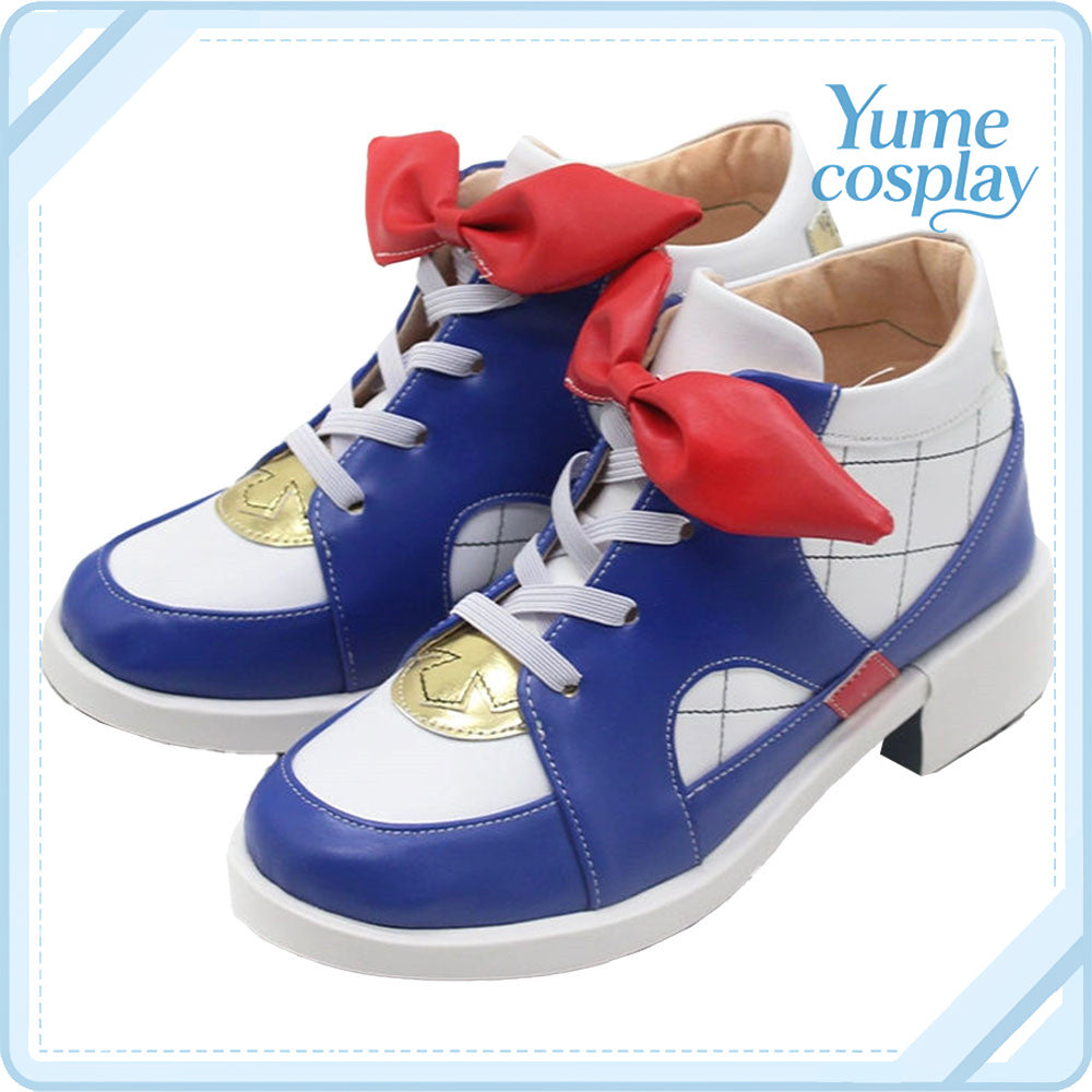ウマ娘プリティーダービー　アーモンドアイ　勝負服　コスプレ靴　コスプレブーツ　ACS-6477