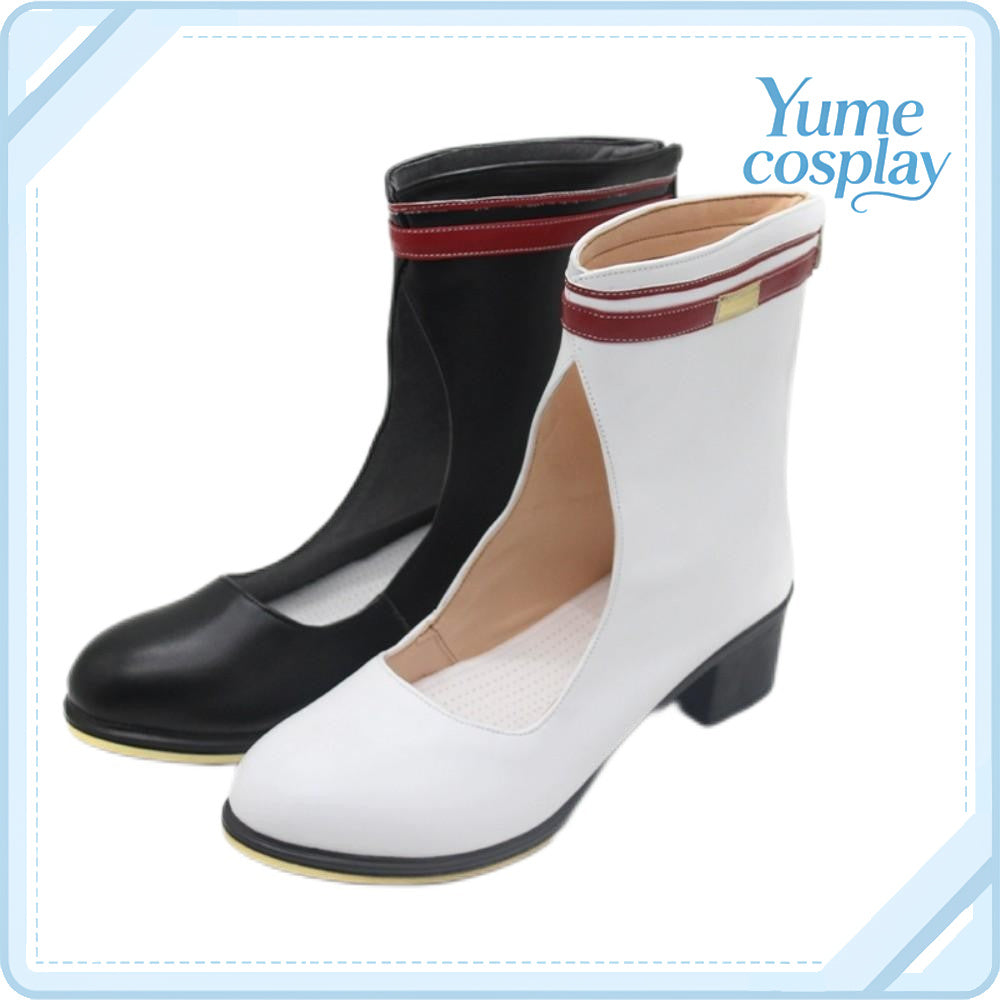 ウマ娘プリティーダービー　カレンブーケドール　勝負服　コスプレ靴　コスプレブーツ　ACS-6528