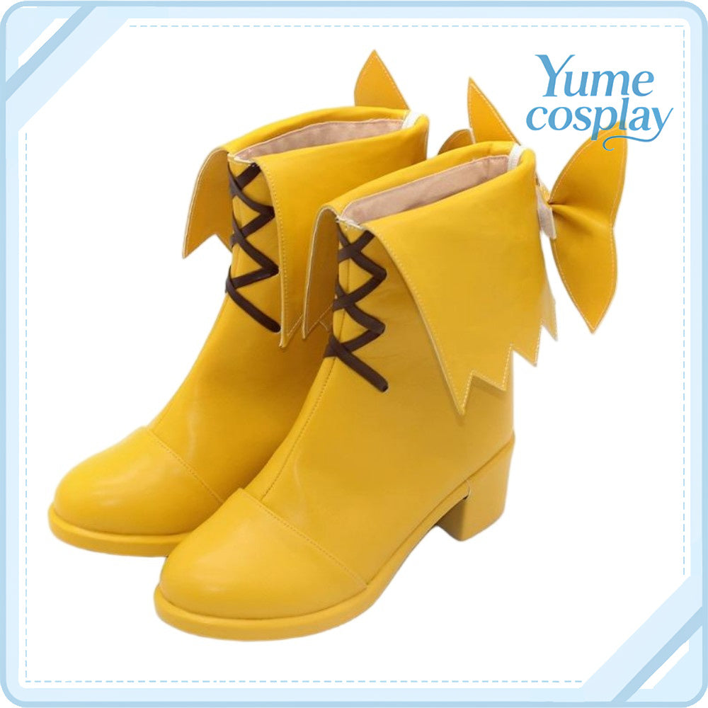 オンゲキ　藤沢柚子　コスプレ靴　コスプレブーツ　ACS-6857