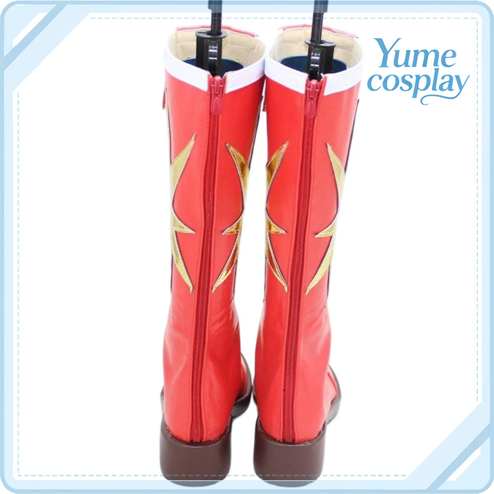 アイカツ!　星宮いちご　ソレイユver.　コスプレ靴　コスプレブーツ　ACS-6883
