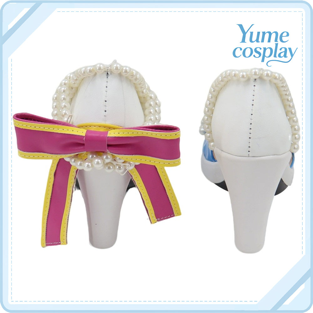 アイカツ!　大空あかり　ホワイトスカイヴェール　コスプレ靴　コスプレブーツ　ACS-6901