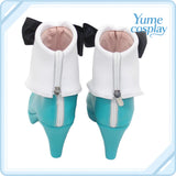 VOCALOID　初音ミク　BiCute　Bunnies　白バニー姿　コスプレ靴　コスプレブーツ　ACS-7046