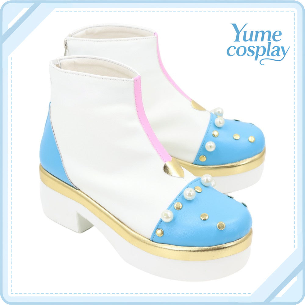 アイカツ!　星宮いちご　ドリームチアガール　コスプレ靴　コスプレブーツ　ACS-7129