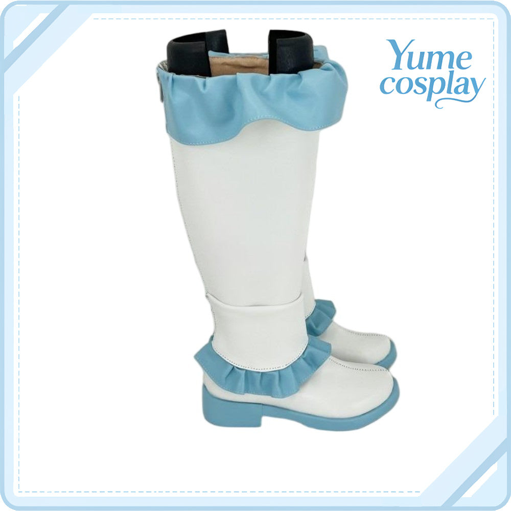 ふたりはプリキュア　雪城ほのか(キュアホワイト)　コスプレ靴　コスプレブーツ　ACS-7163