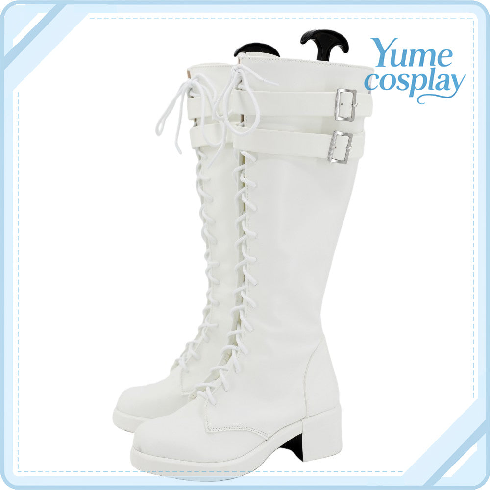 学園アイドルマスター　花海佑芽　Star-mine　コスプレ靴　コスプレブーツ　ACS-7298
