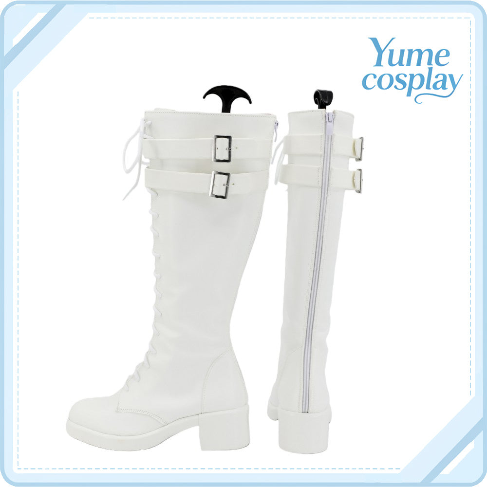 学園アイドルマスター　花海佑芽　Star-mine　コスプレ靴　コスプレブーツ　ACS-7298