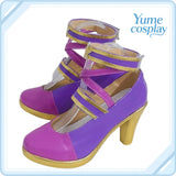 アイカツ！　紫吹蘭　ロイヤルバタフライ　コスプレ靴　コスプレブーツ　ACS-7661