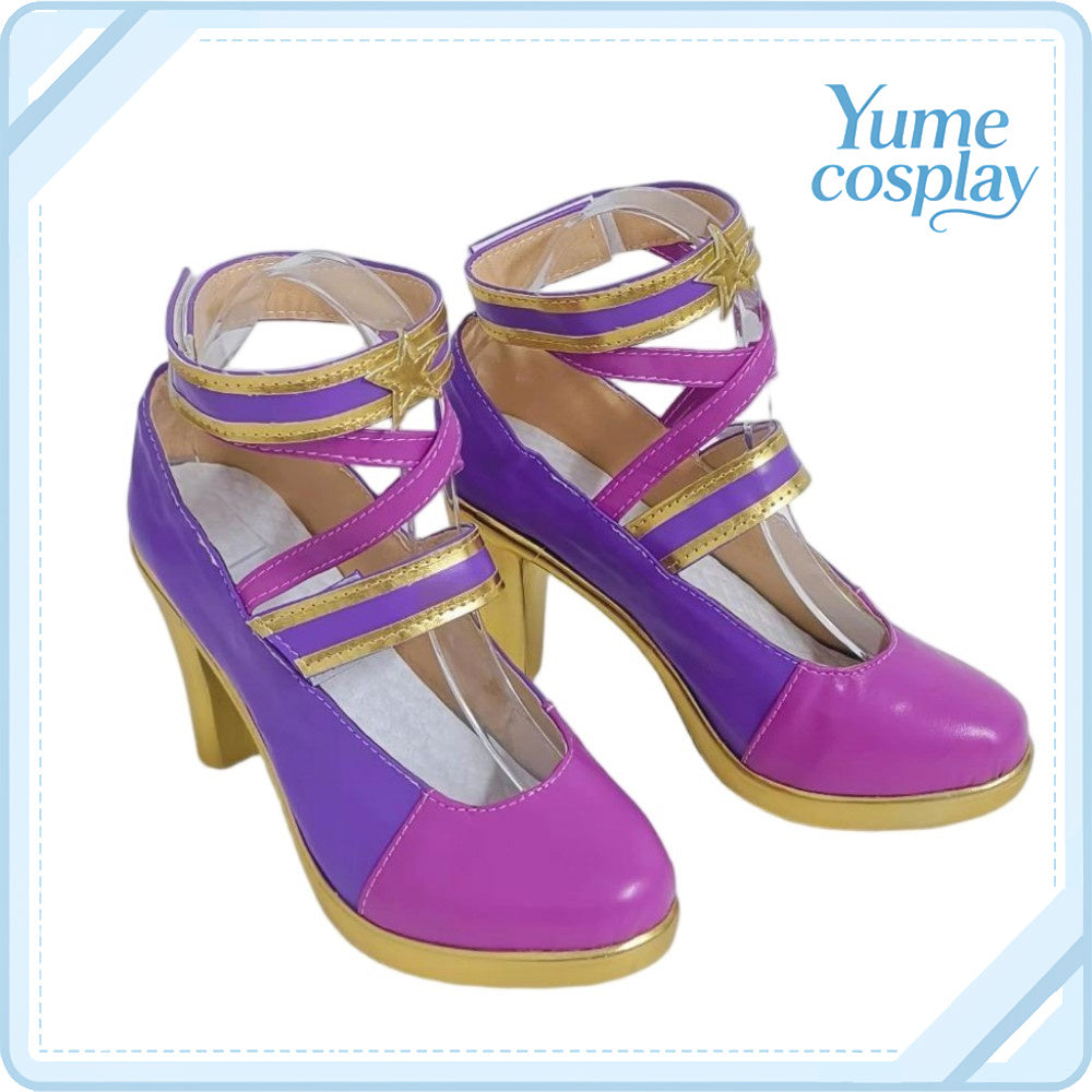 アイカツ！　紫吹蘭　ロイヤルバタフライ　コスプレ靴　コスプレブーツ　ACS-7661