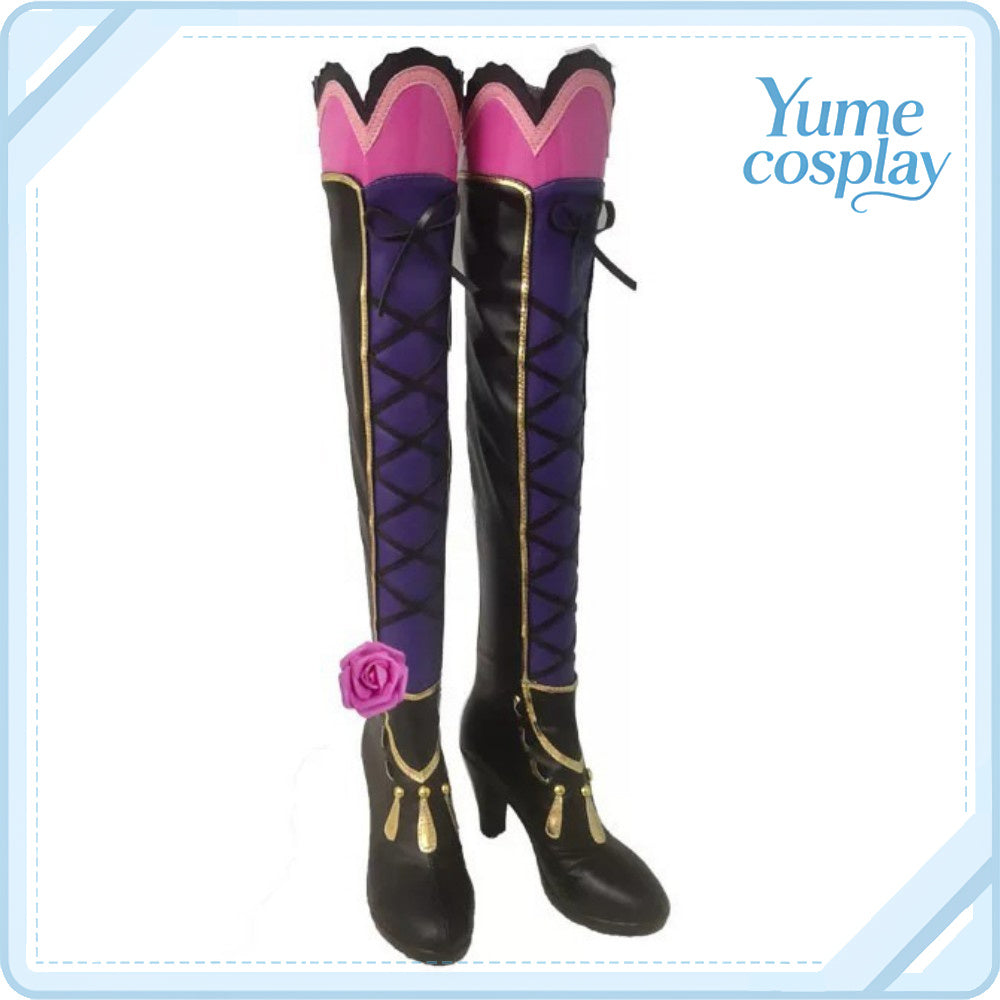 アイカツ！　紫吹蘭　アゲハの招待　コスプレ靴　コスプレブーツ　ACS-7663