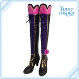 アイカツ！　紫吹蘭　アゲハの招待　コスプレ靴　コスプレブーツ　ACS-7663