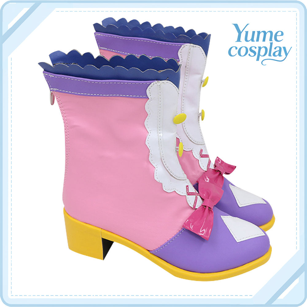 アイカツオンパレード!　姫石らき　コスプレ靴　コスプレブーツ　ACS-878