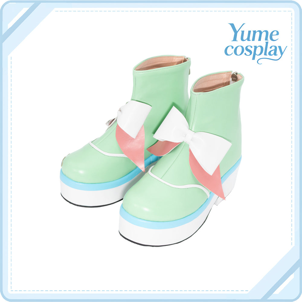 アイドルマスター　シャイニーカラーズ　黛冬優子　I'm　a　Cutie　Finder　コスプレ靴　コスプレブーツ　ACSCGWG148
