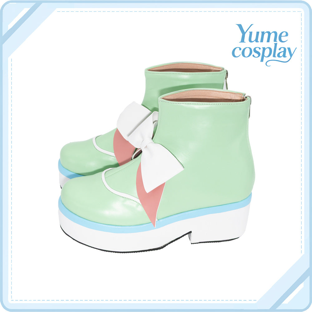 アイドルマスター　シャイニーカラーズ　黛冬優子　I'm　a　Cutie　Finder　コスプレ靴　コスプレブーツ　ACSCGWG148