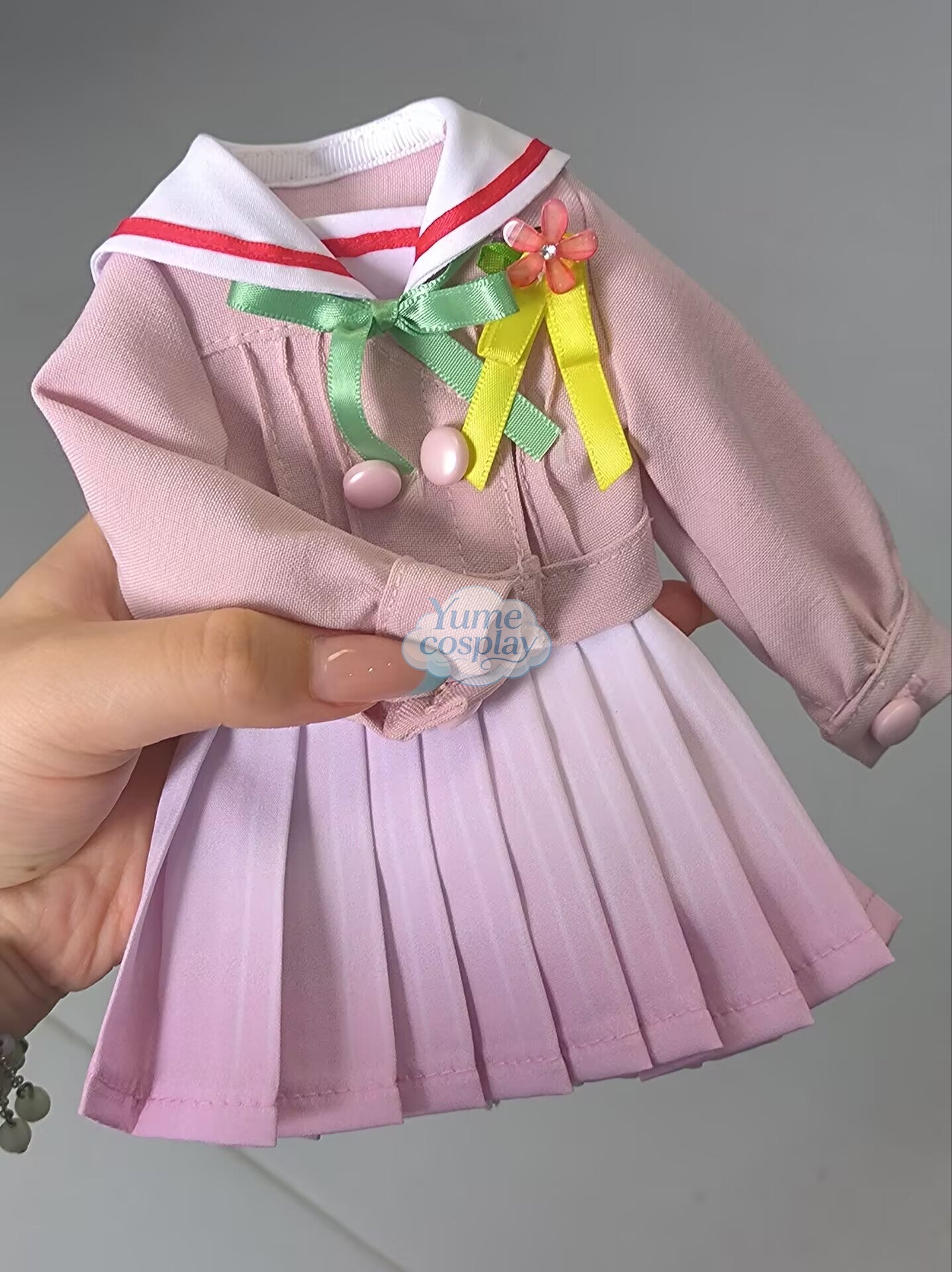 学園アイドルマスター　学マス　桜フォトグラフ　制服　葛城リーリヤ　月村手毬　篠澤広　倉本千奈　十王星南　藤田ことね　姫崎莉波　有村麻央　コスプレ衣装　ドール衣装　BJD　1/4　ドール用衣装　WY008