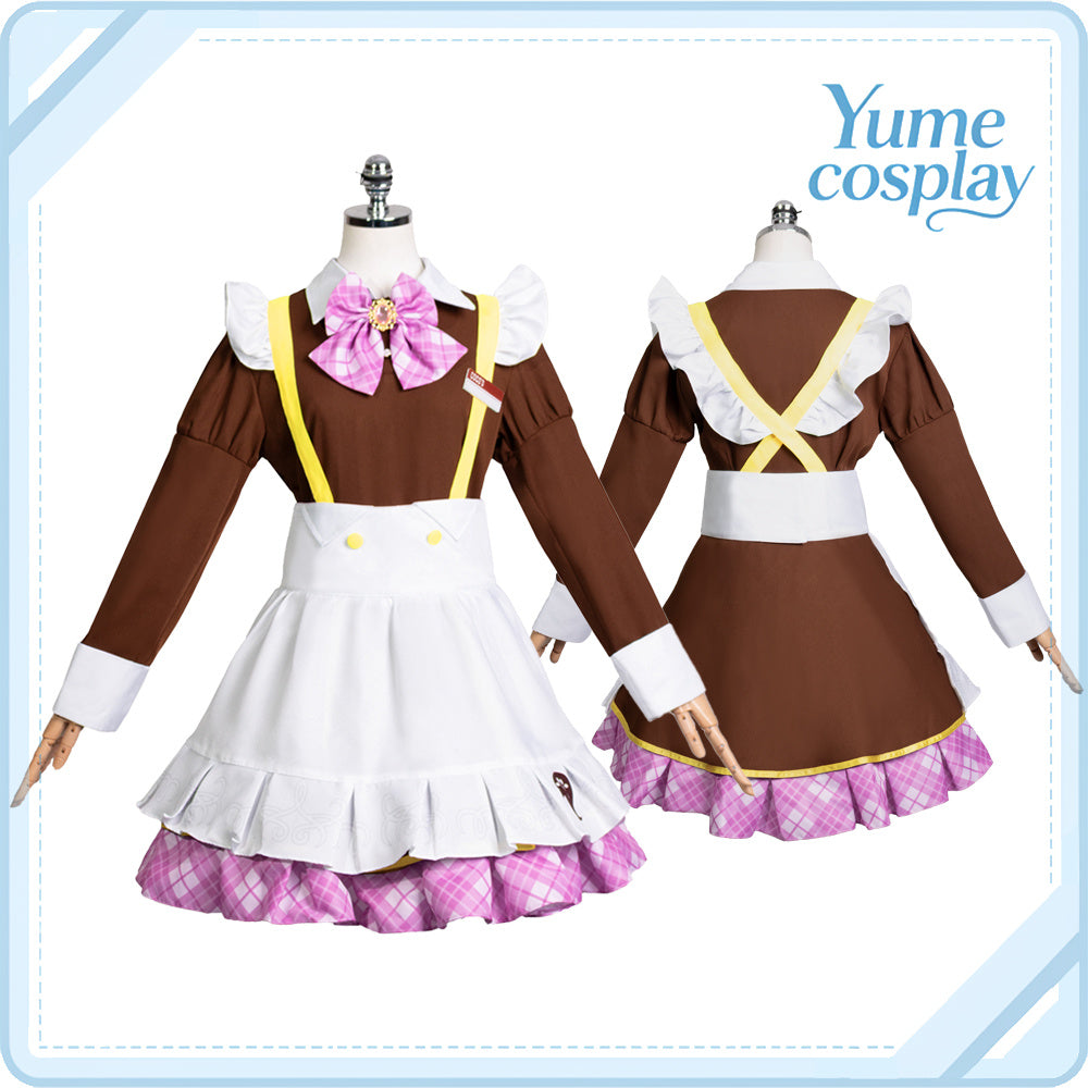 バーチャルYouTuber　Vtuber　ココスコラボ衣装　メイド服　椎名唯華　コスチューム　CG1791WMY