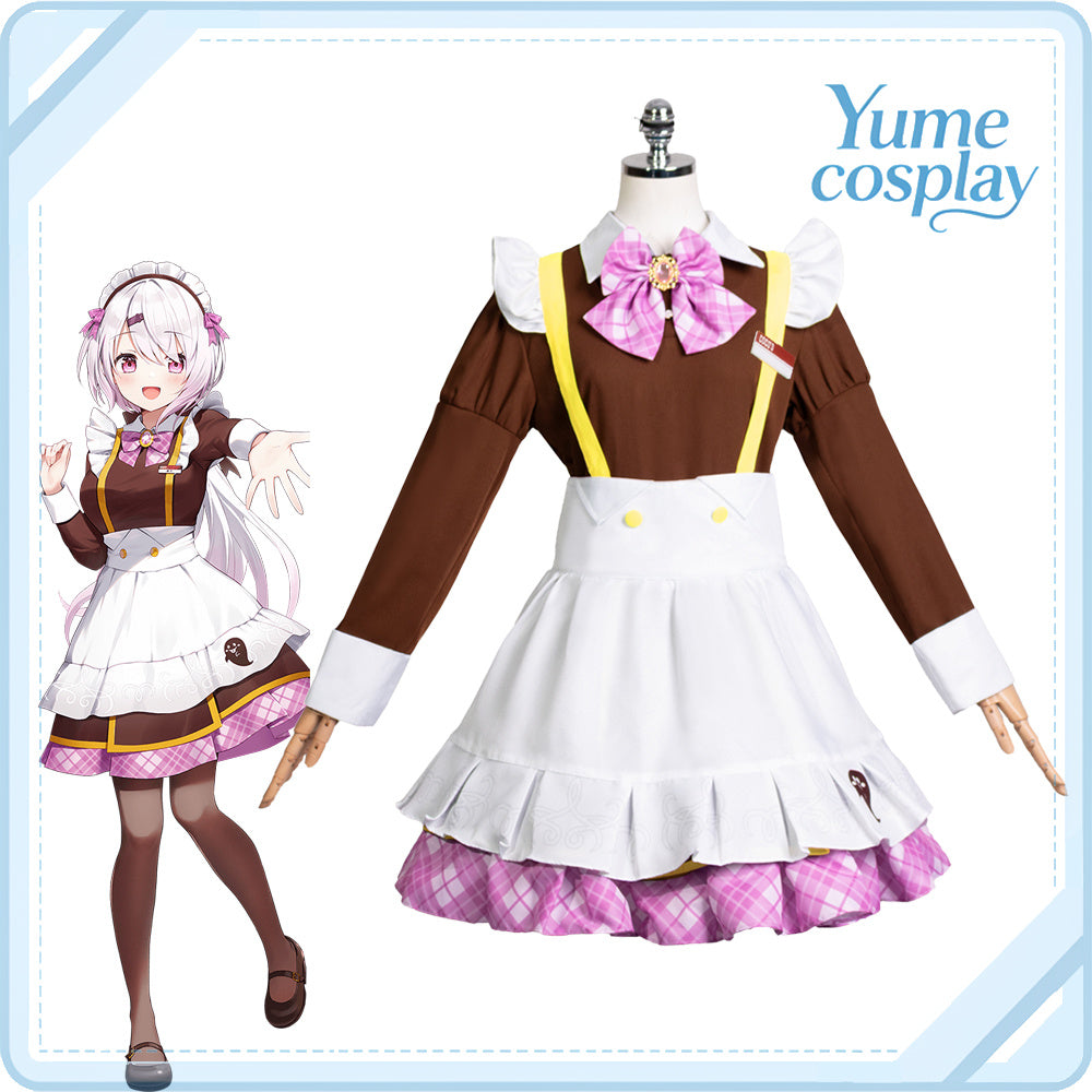 バーチャルYouTuber　Vtuber　ココスコラボ衣装　メイド服　椎名唯華　コスチューム　CG1791WMY