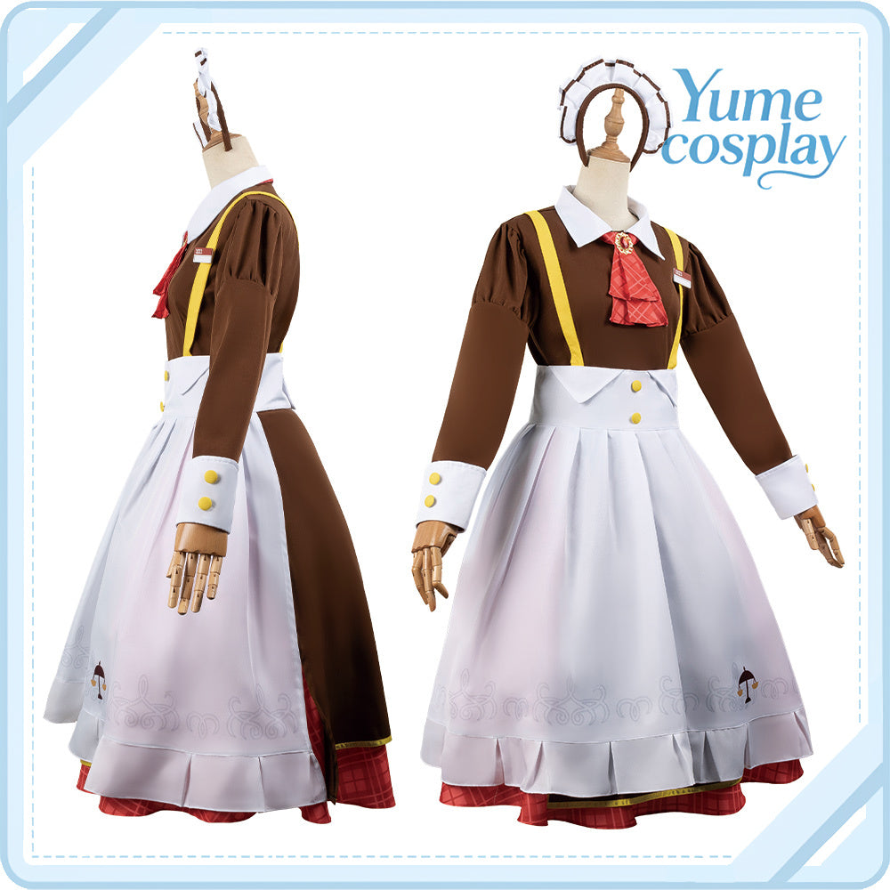 バーチャルYouTuber　Vtuber　ココスコラボ衣装　メイド服　アンジュ・カトリーナ　コスチューム　CG1793WMY
