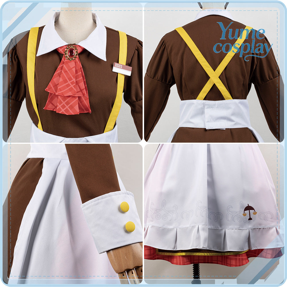 バーチャルYouTuber　Vtuber　ココスコラボ衣装　メイド服　アンジュ・カトリーナ　コスチューム　CG1793WMY
