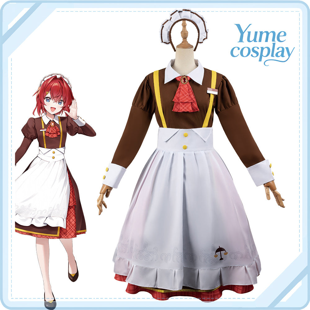 バーチャルYouTuber　Vtuber　ココスコラボ衣装　メイド服　アンジュ・カトリーナ　コスチューム　CG1793WMY