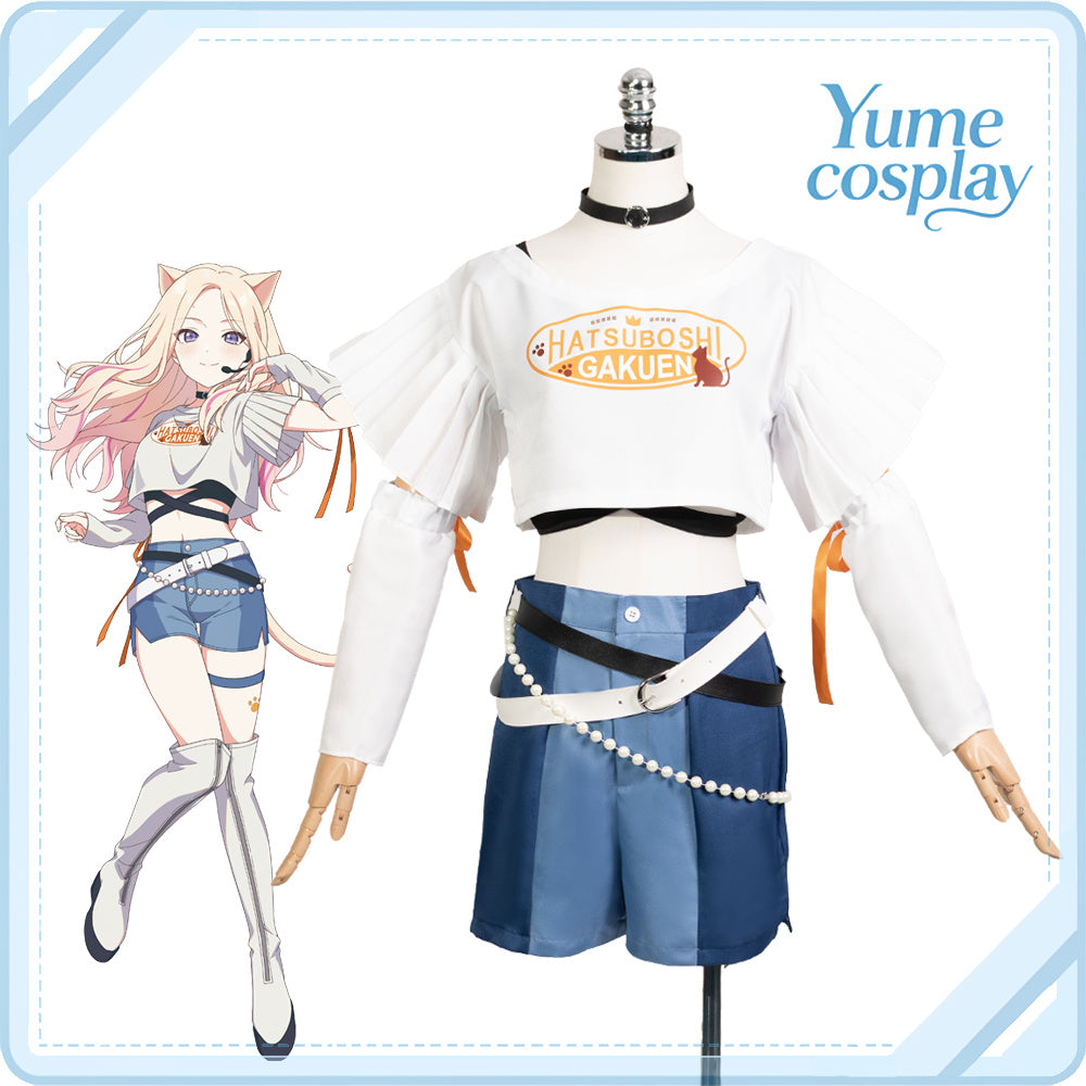 学園アイドルマスター　十王星南　まねきねこコラボ衣装　コスチューム　CG1905-3WMY